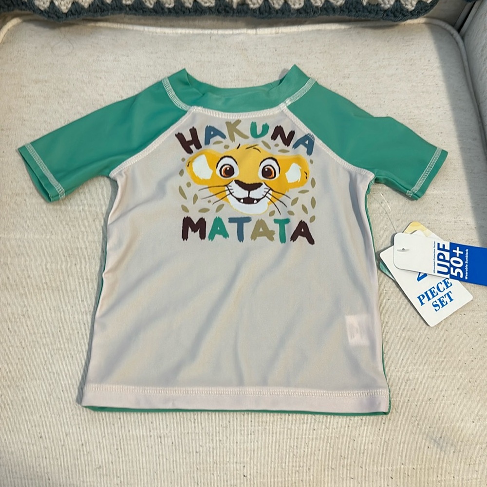 Disney baby 12 month swim shirt